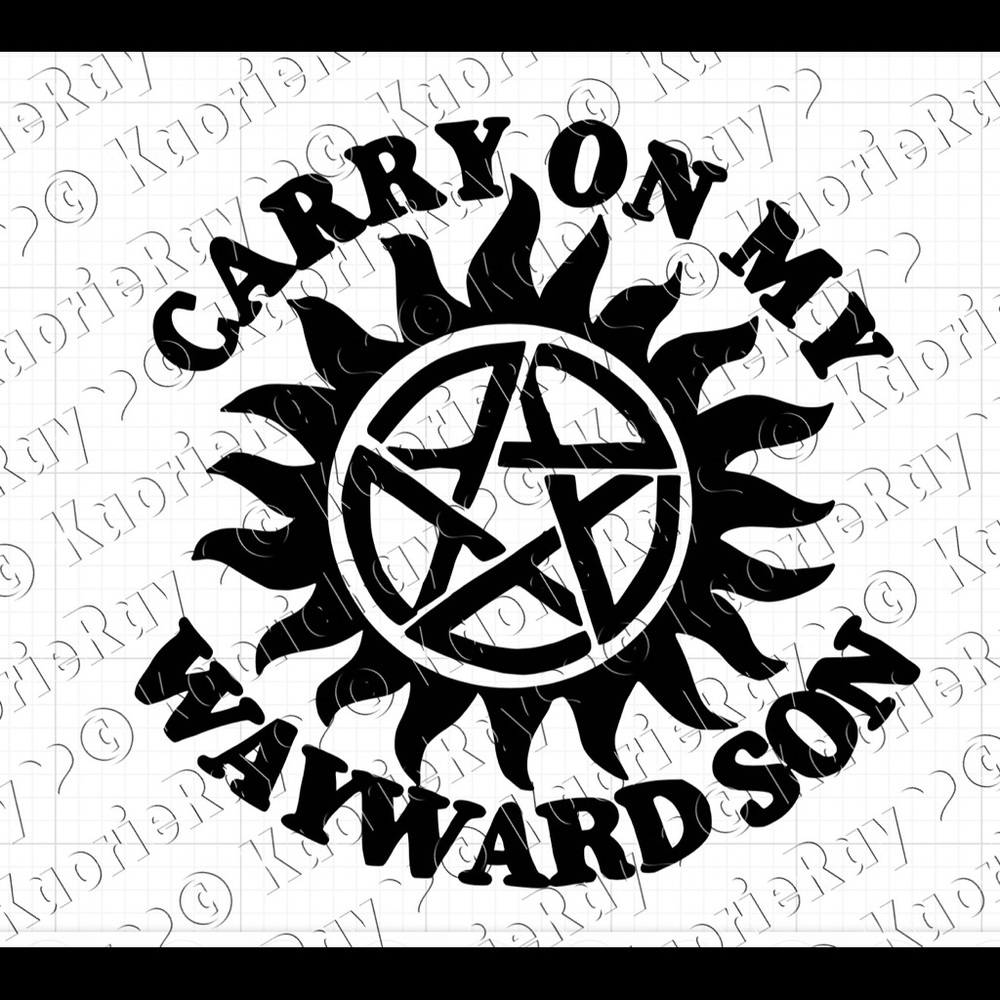 Carry on vinyl decal